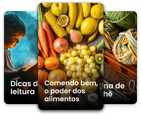 Imagem ilustrativa de cards com conteúdo